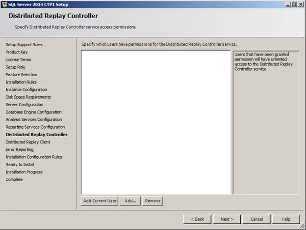 Distributed Replay Controller
