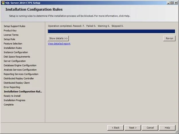 Installation Configuration Rules