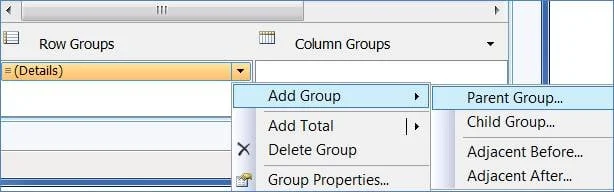 Add Parent Group
