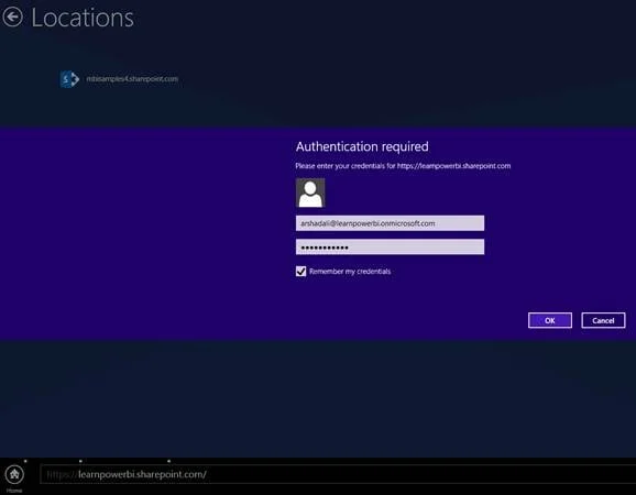 Power BI Authentication